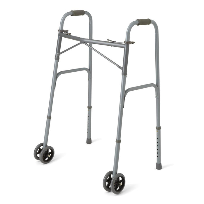 Bariatric Folding Walker 600lb Capacity with Wheels