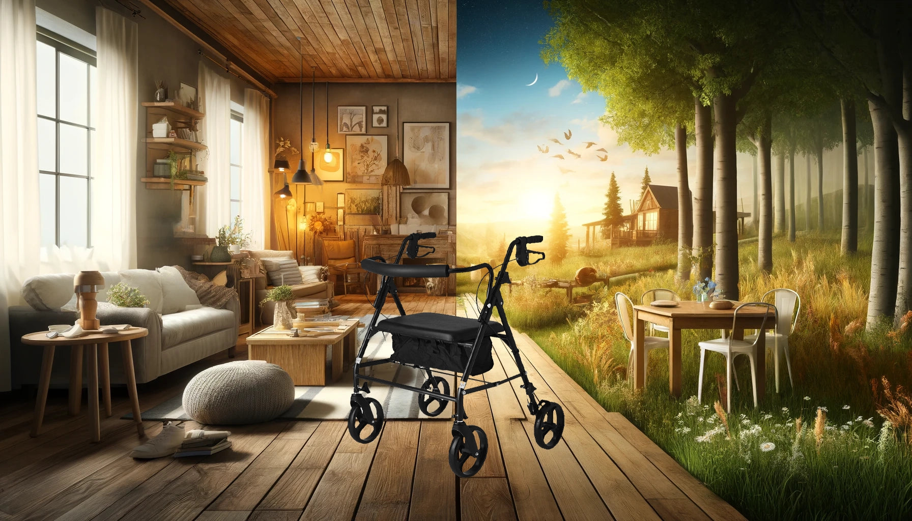Is a Bariatric Rollator Suitable for Both Indoor and Outdoor Use?