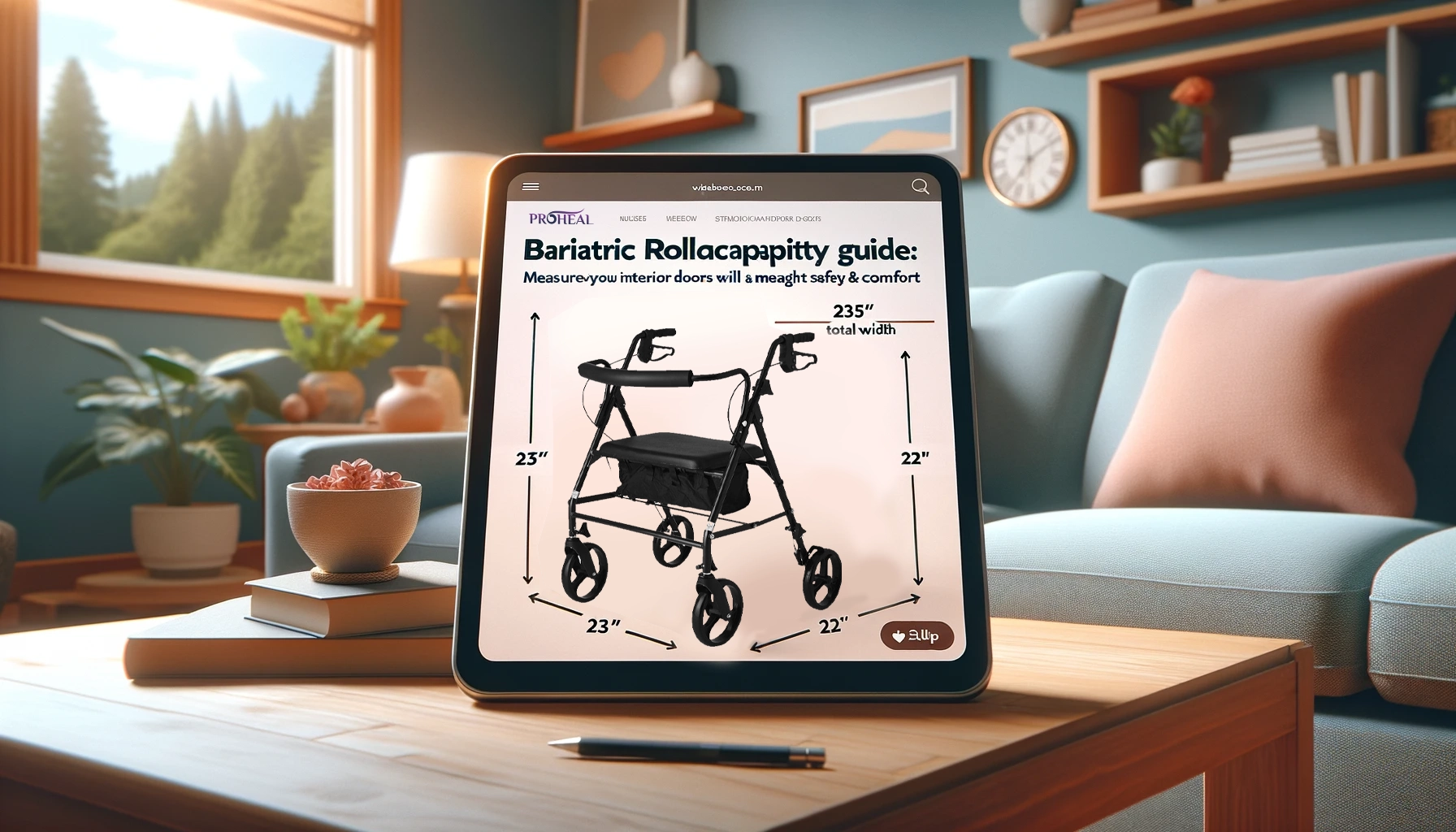 What Are the Dimensions and Size of the Bariatric Rollator?