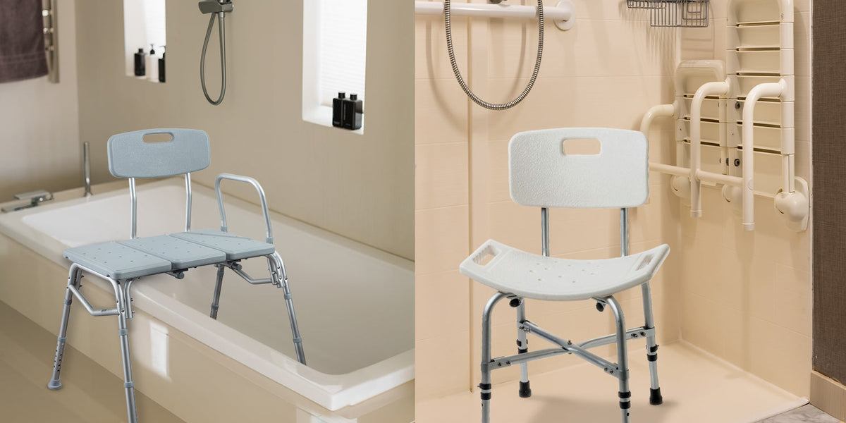 Transfer Benches & Shower Chairs | Keys To Senior Safety — ProHeal-Products