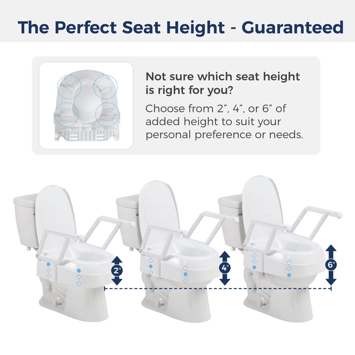 PreserveTech Universal Raised Toilet Seat