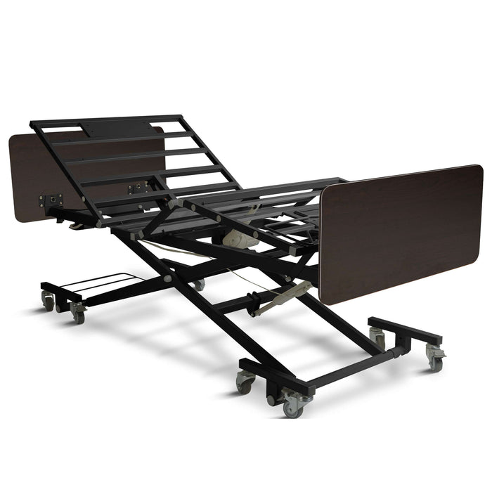 Ultra Low Electric Hospital Bed with Qbar Rails