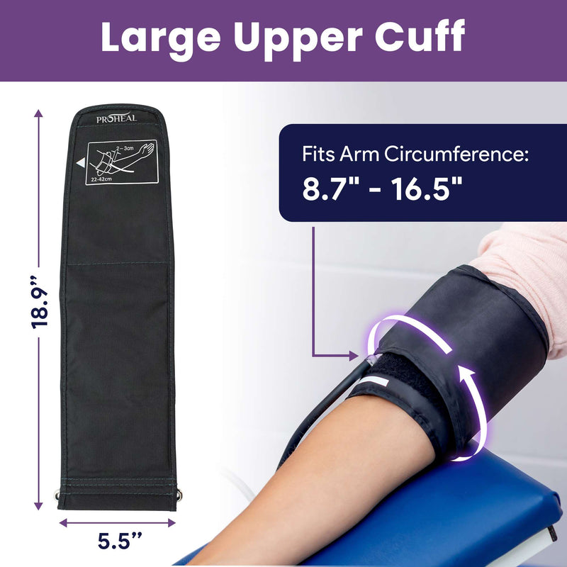 Pulse & Blood Pressure Monitor with Large Arm Cuff