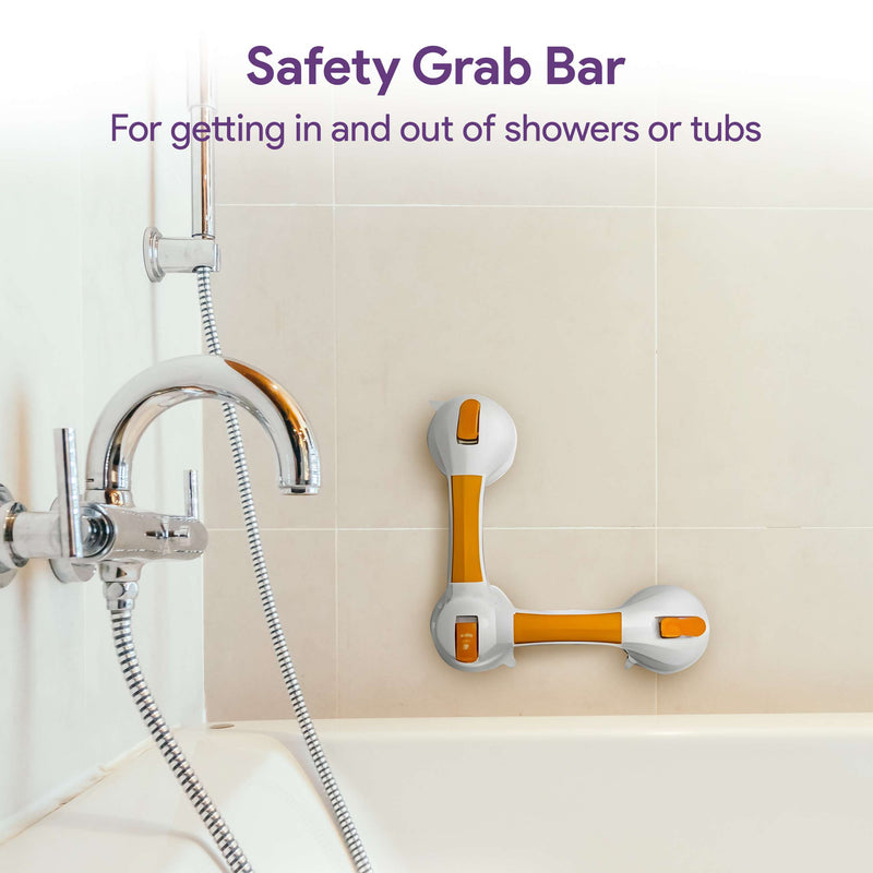 Rotating Suction Grab Bar for Shower and Bathtub