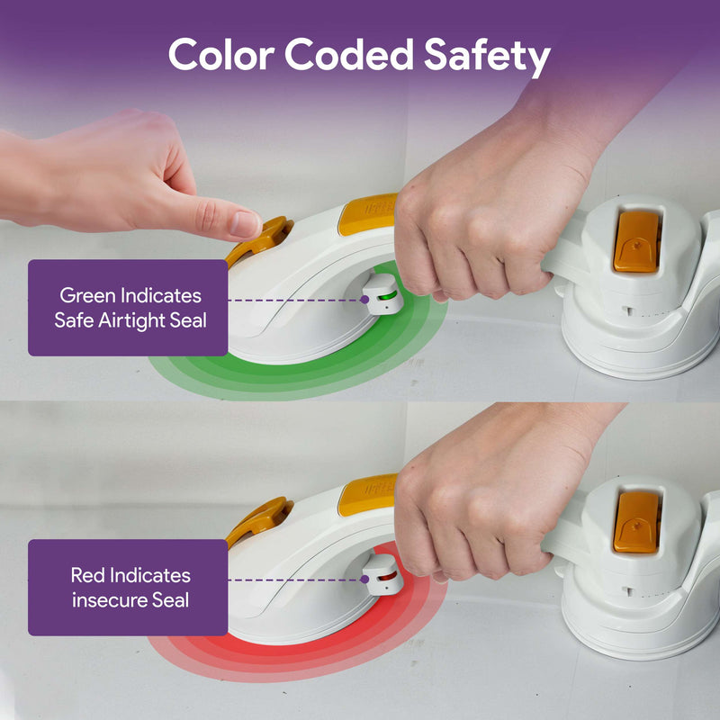 Rotating Suction Grab Bar for Shower and Bathtub