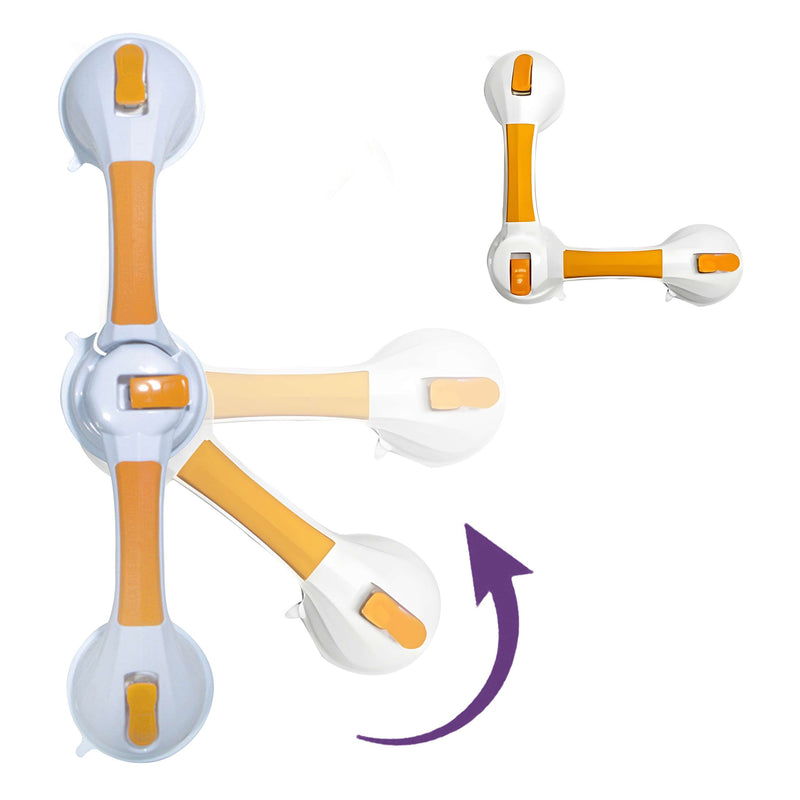 Rotating Suction Grab Bar for Shower and Bathtub