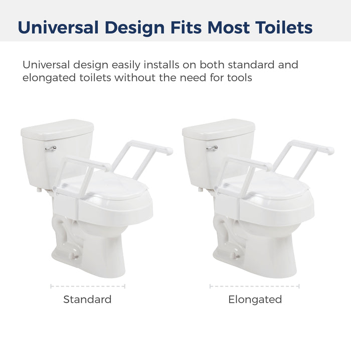 PreserveTech Universal Raised Toilet Seat