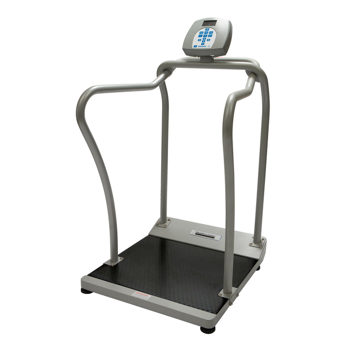 Digital Platform Scale with Handrails, Height Rod & Pelstar Wireless