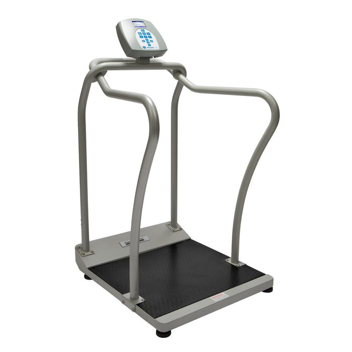 Digital Platform Scale with Handrails, Height Rod & Pelstar Wireless