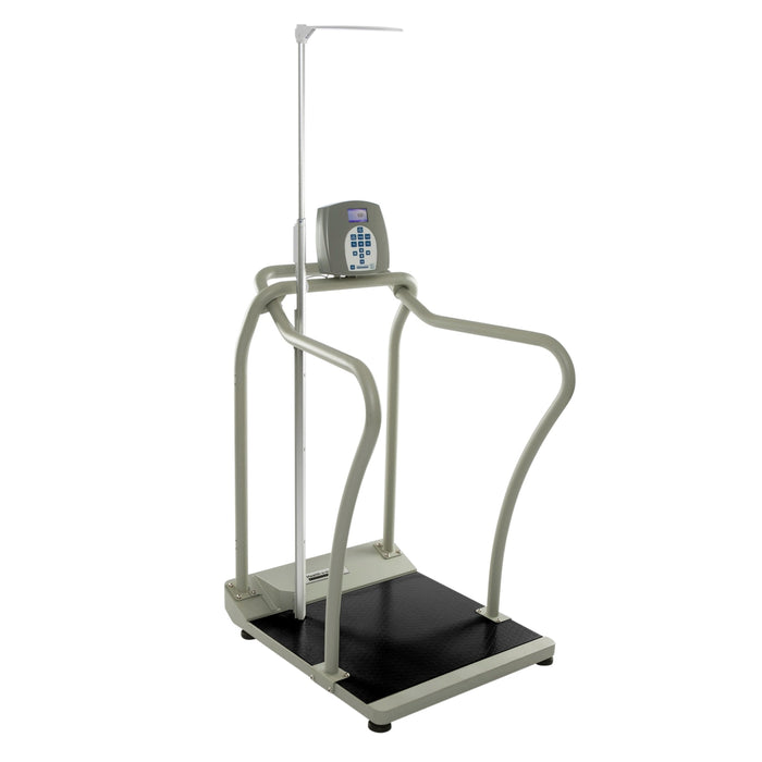 Digital Platform Scale with Handrails, Height Rod & Pelstar Wireless