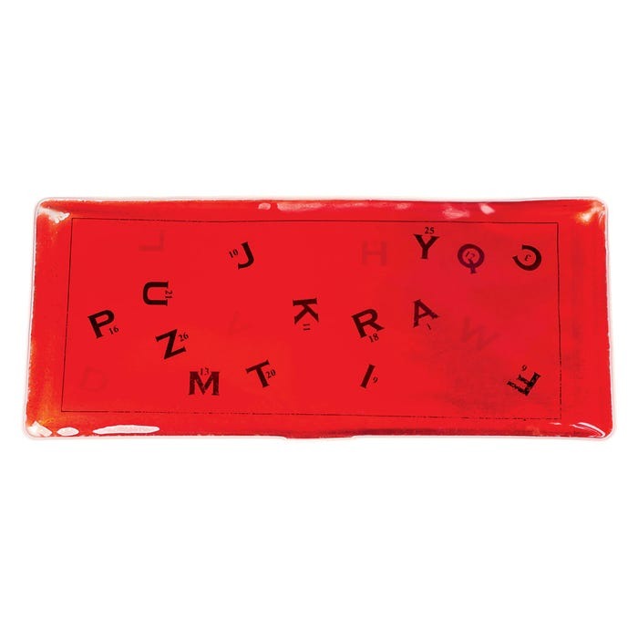 Letter and Number Gel Pad