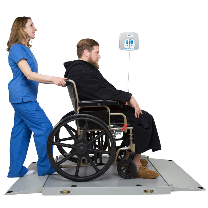 Digital Wheelchair Dual Ramp Scale with Remote Display