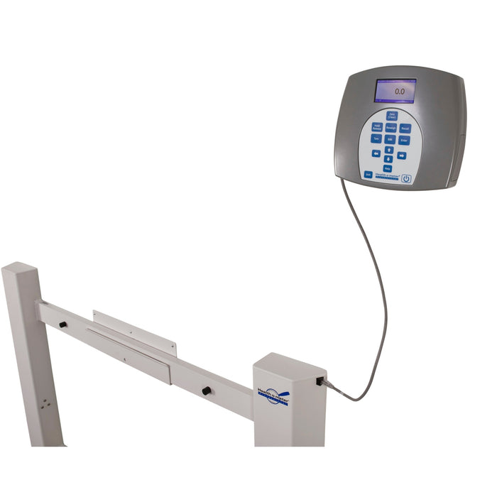 Antimicrobial Wall-Mounted Fold-Up Wheelchair Scale