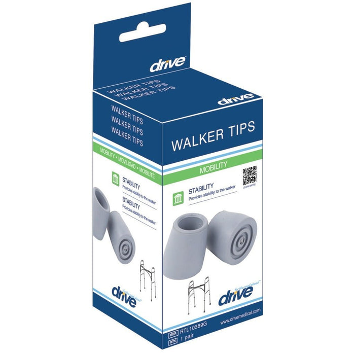 Utility Walker Replacement Tips, 1 Pair