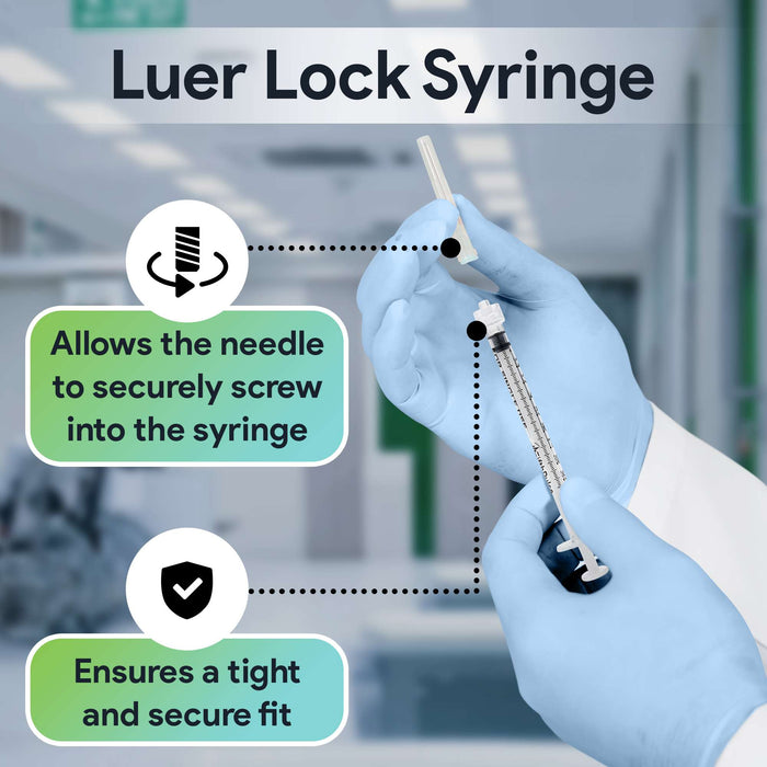 Disposable Luer Lock Syringes without Needle