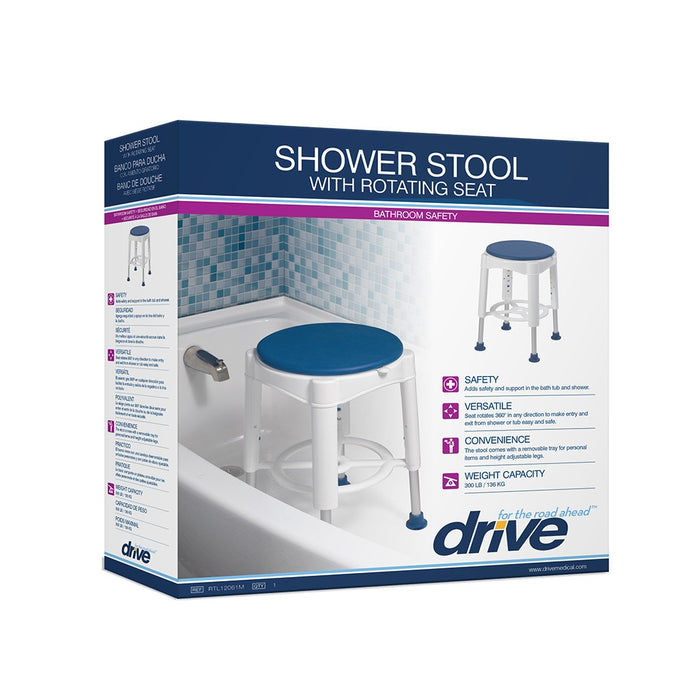 Bathroom Safety Swivel Seat Shower Stool