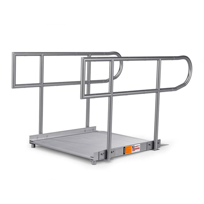 Empower Series Semi-Portable Butt Ramp with Legs and Handrails