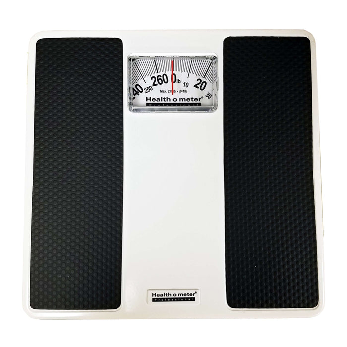 Mechanical Floor Dial Scale, Capacity: 270 lbs, 10.25” x 10”