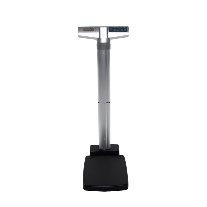 Digital Waist-High Scale with Height Rod & ADPT31 Adapter, 460 lb/209 kg