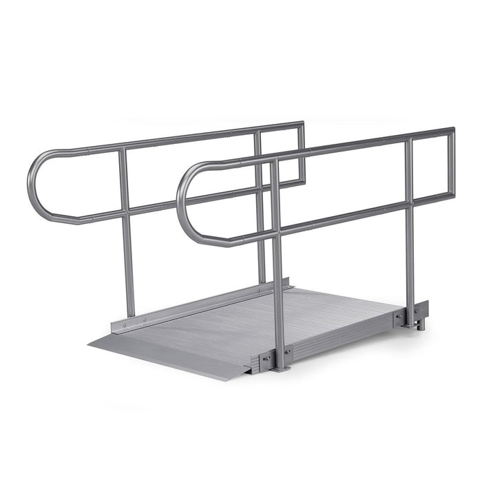 Empower Series Semi-Portable Butt Ramp with Legs and Handrails