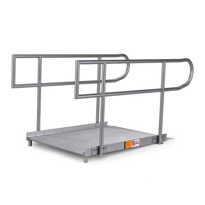 Empower Series Semi-Portable Butt Ramp with Legs and Handrails