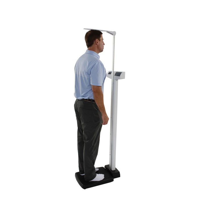 Digital Physician Scale with Integrated Digital Height Rod