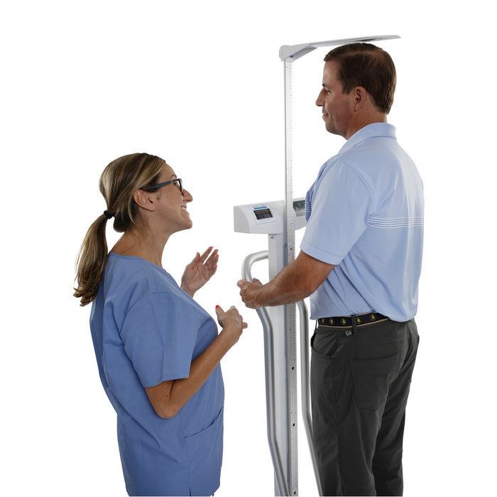 Digital Physician Scale with Integrated Digital Height Rod