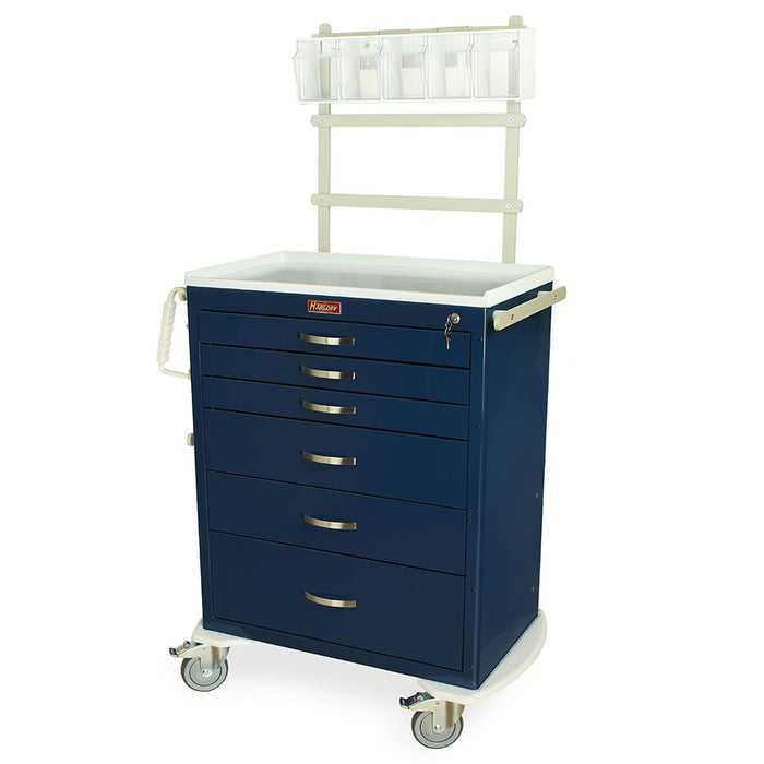 M-Series Tall Anesthesia Cart with MD30-ANS Package & 6 Drawers