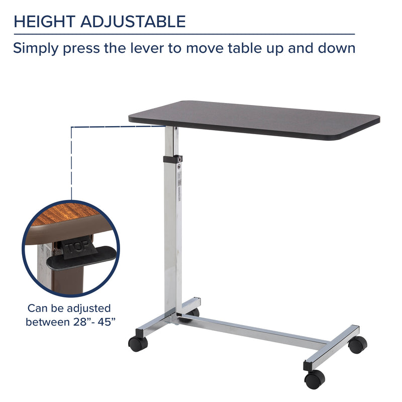 Non Tilt Top Overbed Table