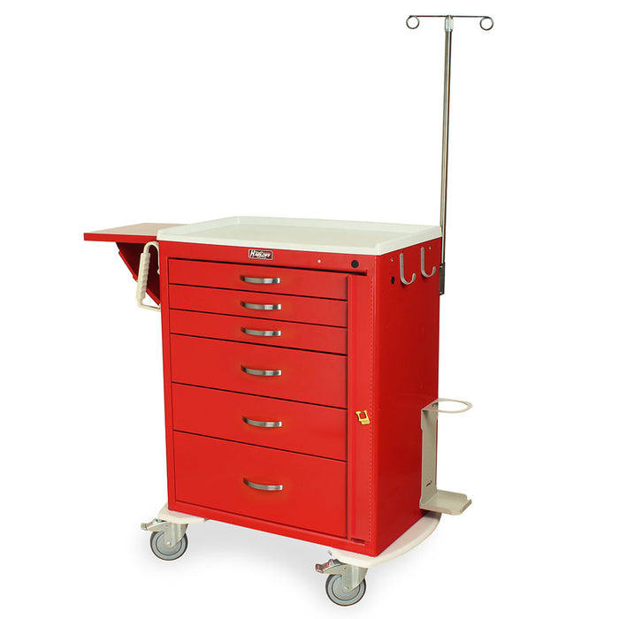 M-Series Emergency Crash Cart with MD30-EMG1 Package & 6 Drawers