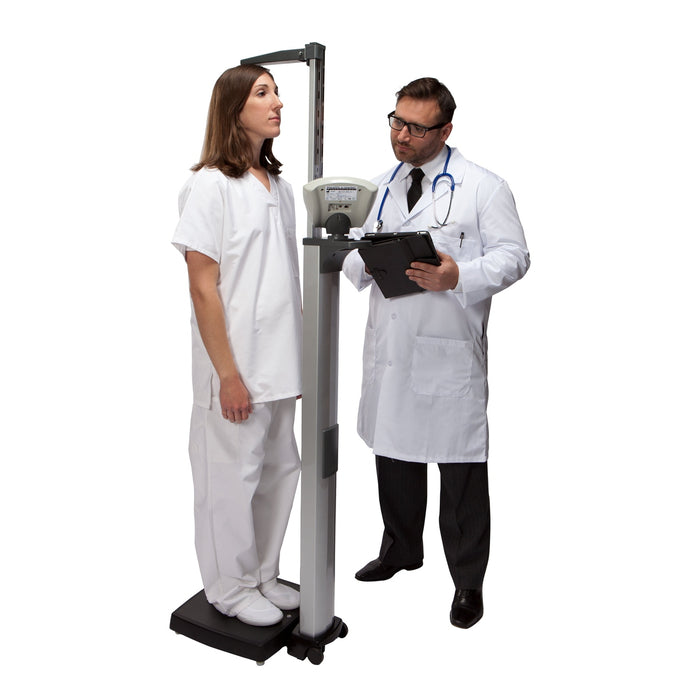 Heavy Duty Eye Level Digital Scale with Integral Digital Height Rod