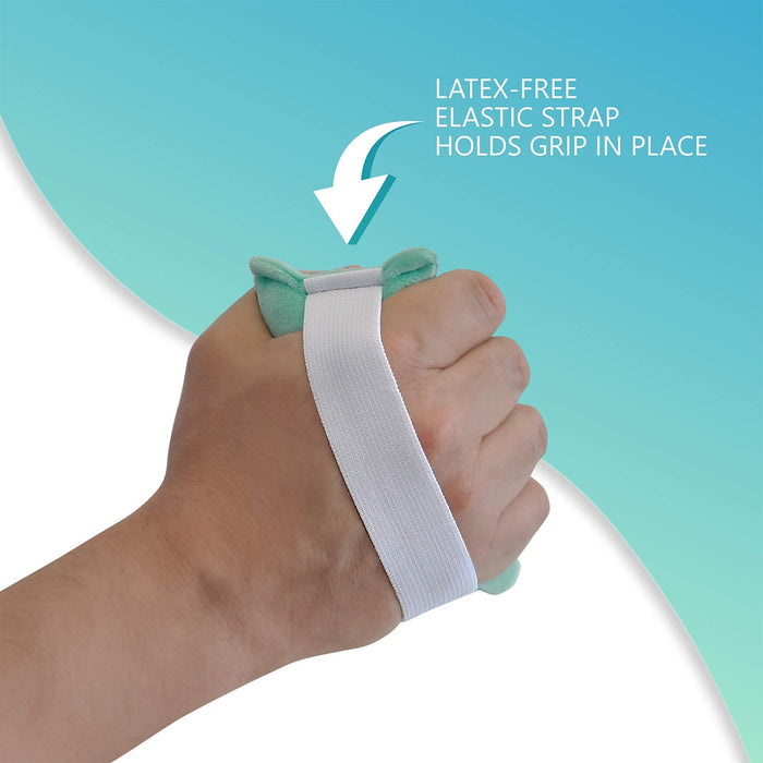 Palm Grips Hand Contracture Cushion with Elastic Band