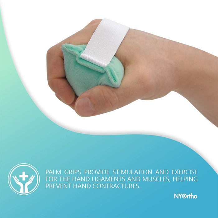 Palm Grips Hand Contracture Cushion with Elastic Band