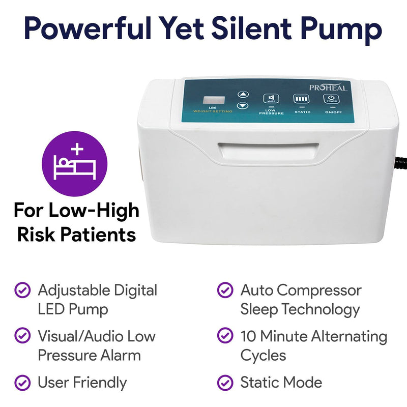 Colchón de presión alterna de baja pérdida de aire - Tratamiento de úlceras de decúbito