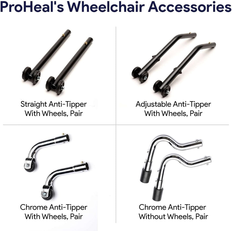 Rear Wheelchair Anti Tippers