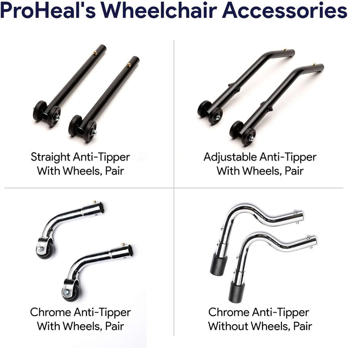 Rear Wheelchair Anti Tippers