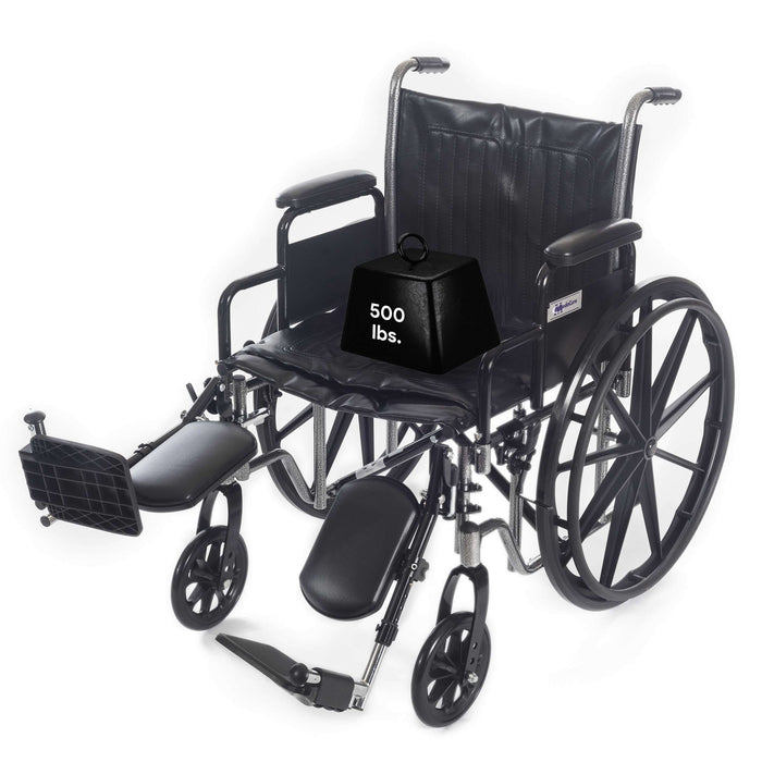 Wings Bariatric Wheelchair for Adults - 500 lb. Weight Capacity