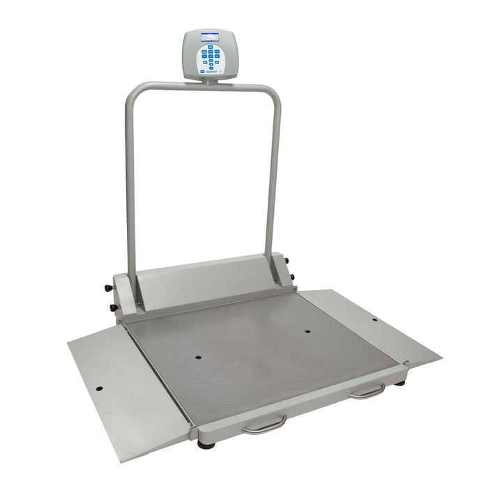 Digital Wheelchair Dual Ramp Scale with Folding Ramps