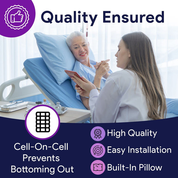 Low Air Loss Alternating Pressure Mattress - Cell-On-Cell
