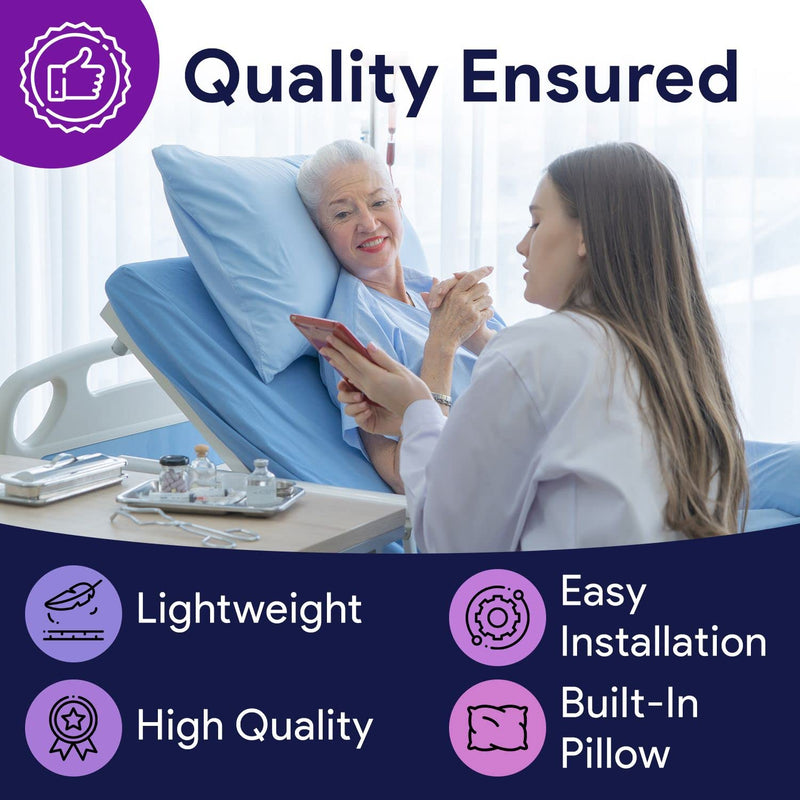 Low Air Loss Alternating Pressure Mattress With Rails