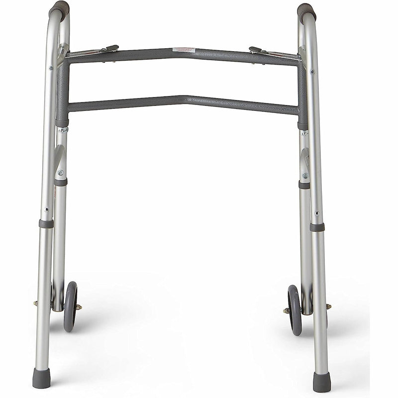 Bariatric Folding Walker 5" Wheels 500lb. Capacity Extra Wide