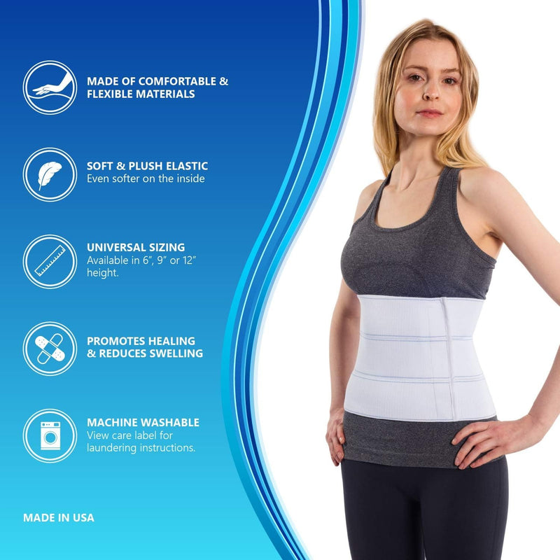 Universal Abdominal Binder Hook Receptive Compression Belt