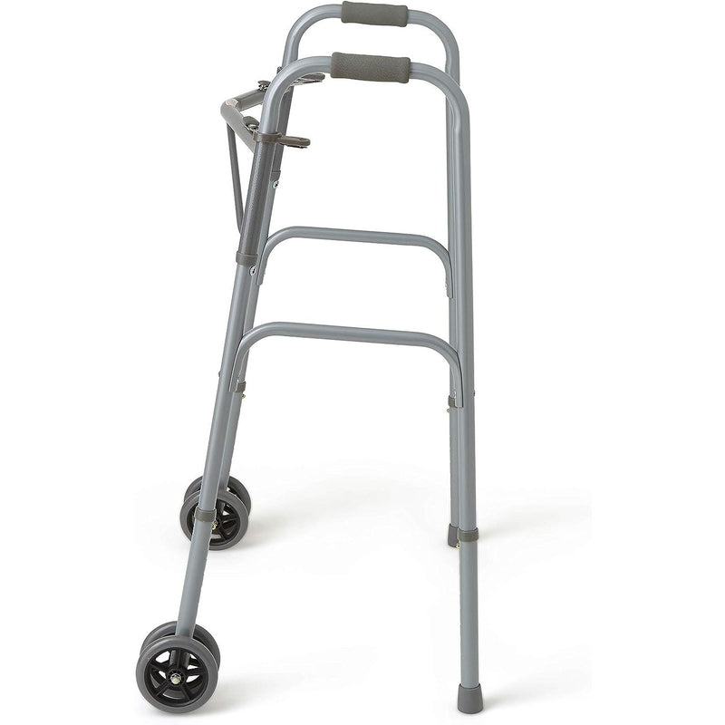 Bariatric Folding Walker 600lb Capacity with Wheels