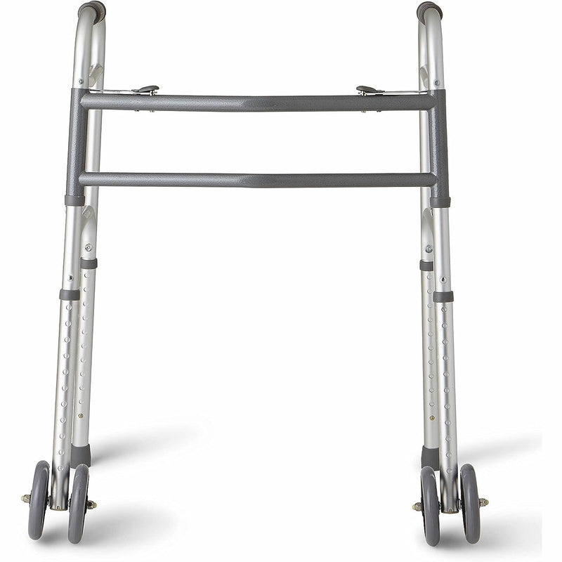 Bariatric Folding Walker 5" Wheels 500lb. Capacity Extra Wide