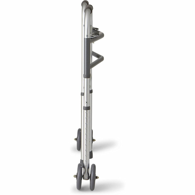 Bariatric Folding Walker 5" Wheels 500lb. Capacity Extra Wide