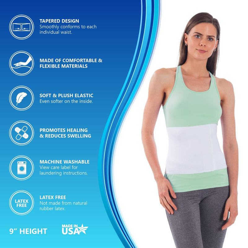 Tapered Abdominal Binder Compression Belt