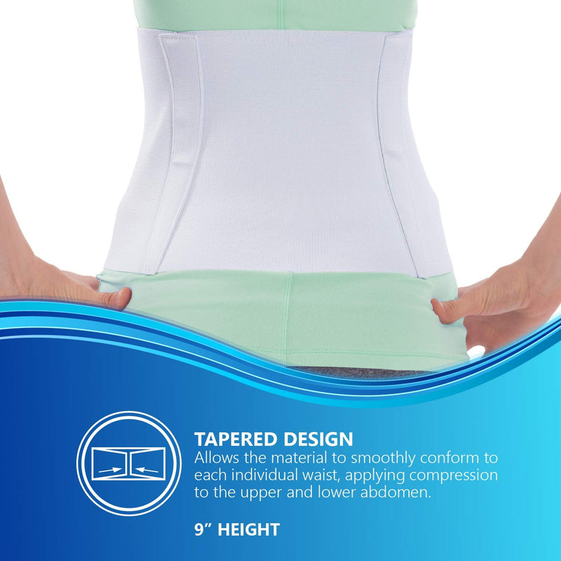 Tapered Abdominal Binder Compression Belt