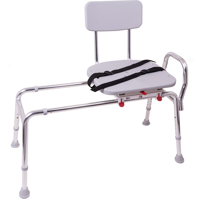 Sliding Transfer Bench with Swivel Seat