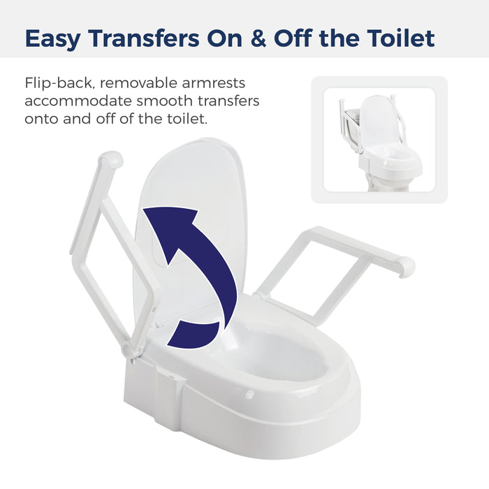 PreserveTech Universal Raised Toilet Seat