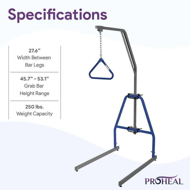 Standard Medical Trapeze Bar for Bed Mobility with 250 lb. Weight Capacity